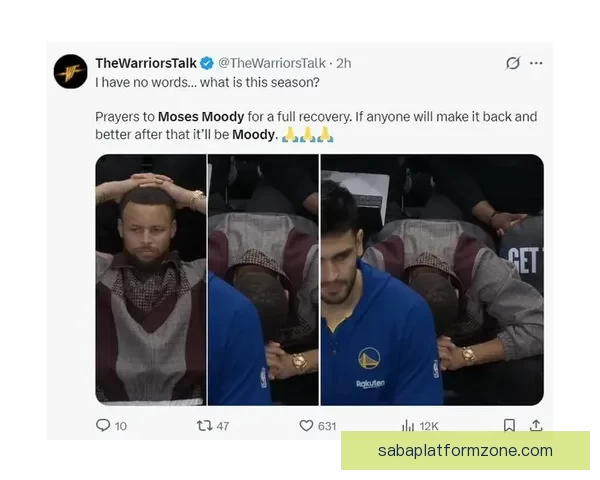 穆迪伤退接受医疗救治 双方球员泪水盈眶全场陷入沉寂